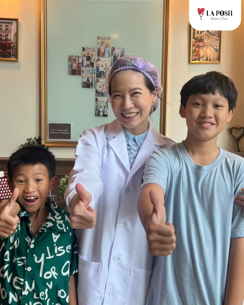 ทันตกรรมเด็ก รามอินทรา ต้องที่ La Posh Dental Clinic 4 จัดฟัน brava เด็ก