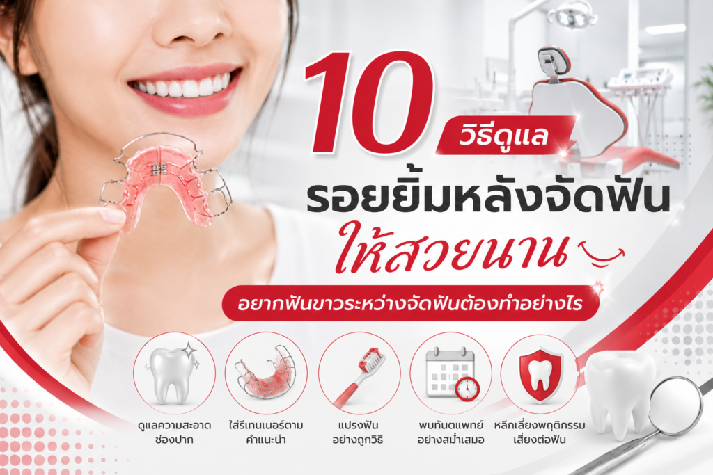 หลังถอดเหล็กจัดฟันควรดูแลฟันอย่างไร? 10 วิธีดูแลรอยยิ้มหลังจัดฟันให้สวยนาน 1 ดูแลรอยยิ้มหลังจัดฟัน