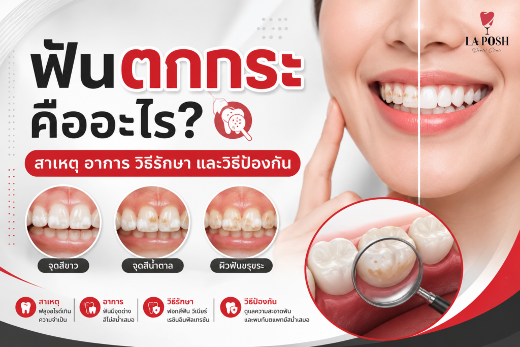 ฟันตกกระคืออะไร? สาเหตุ อาการ วิธีรักษา และวิธีป้องกัน 1 ฟันตกกระคืออะไร
